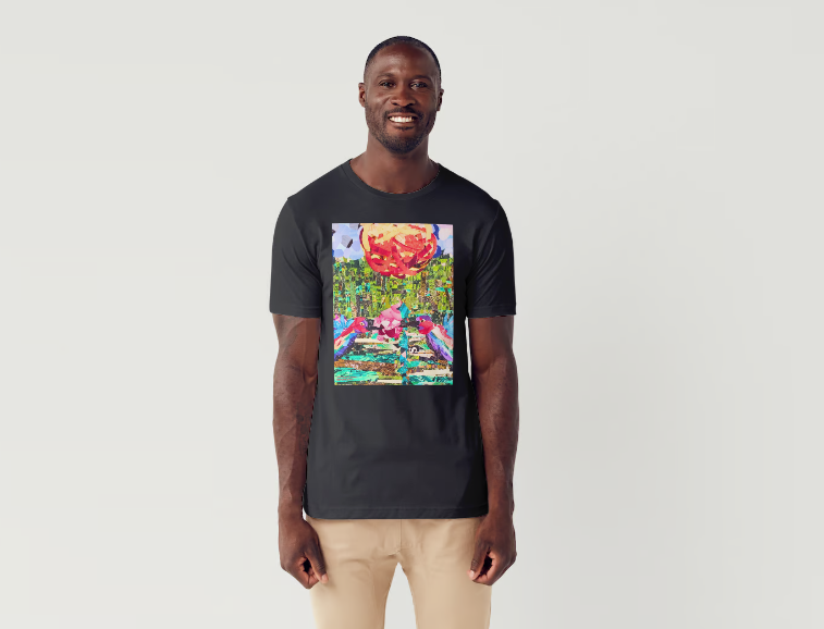 "Birds in the Blue" T-shirt Unisex