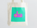 100% Cotton Canvas Tote Bag "Dia Logo"