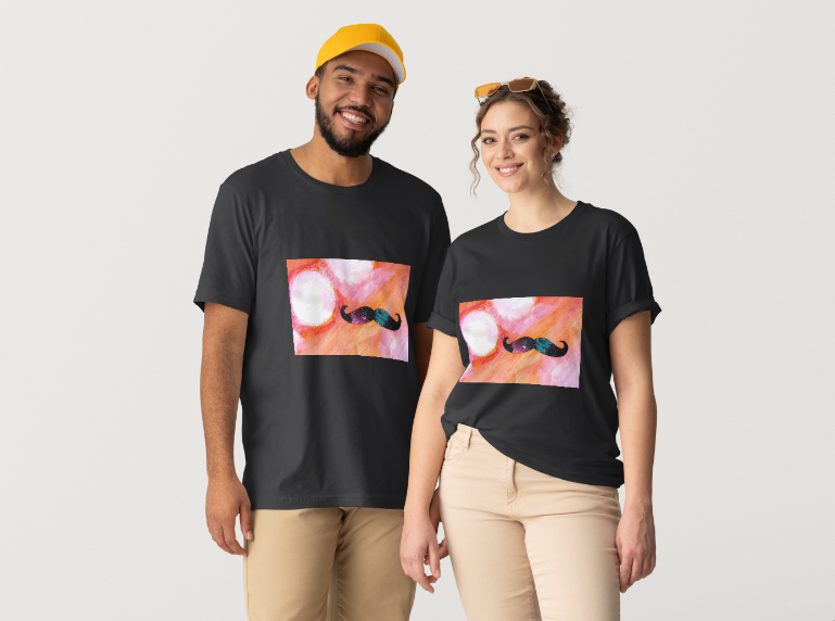 "This is Not a Mustache"- T-shirt Unisex