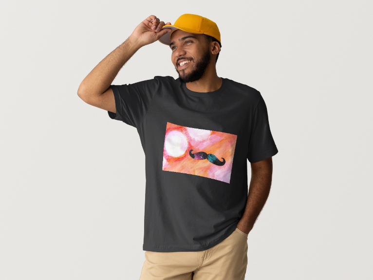 "This is Not a Mustache"- T-shirt Unisex