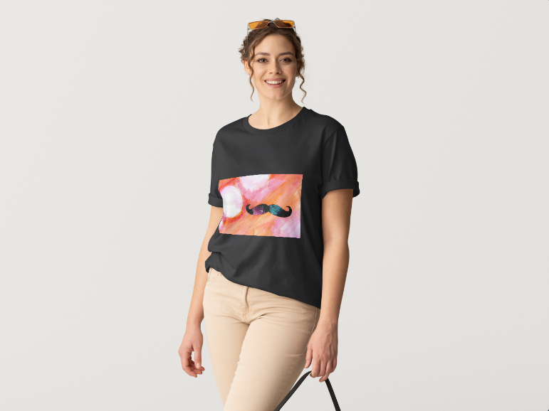 "This is Not a Mustache"- T-shirt Unisex